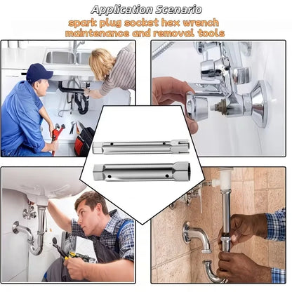 Sink Faucet Socket Wrench Repair Pipe Spanner 23-27mm/34-40mm