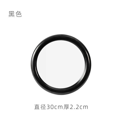 Nordic Round Glass Mirror Wall Mirror Desktop Mirror