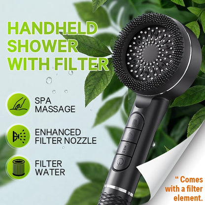 Handheld Shower Encrypted Hose Shower Wall Seat Pressure