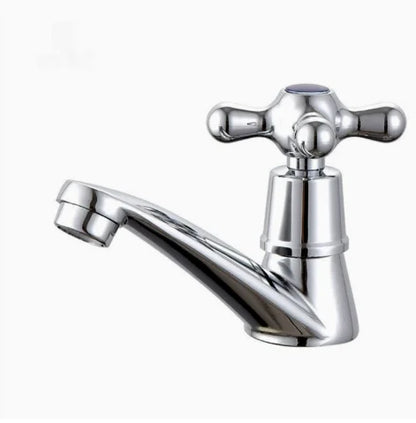 Handle Bathtub Faucet Cold Water Column Quick-Opening Tap