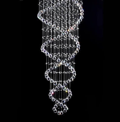 Crystal Led Hanging Lamp Modern Led Chandeliers Light