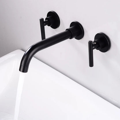 Bakala Brass Matte Black Bathroom Sink Faucet Tap