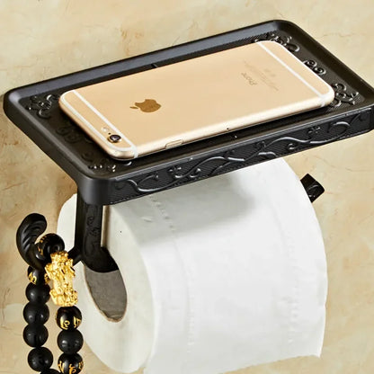 Antique Brass Toilet Paper Holder Bathroom Mobile Tssue