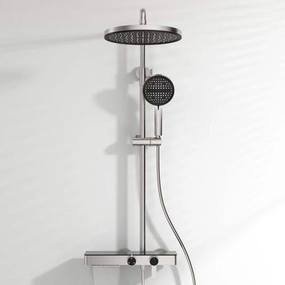 Kemaidi Rose Gold Bathroom Shower Rainfall Cold Control