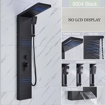 Ulgksd Bathroom Shower Panel Led Light Bathroom Faucet