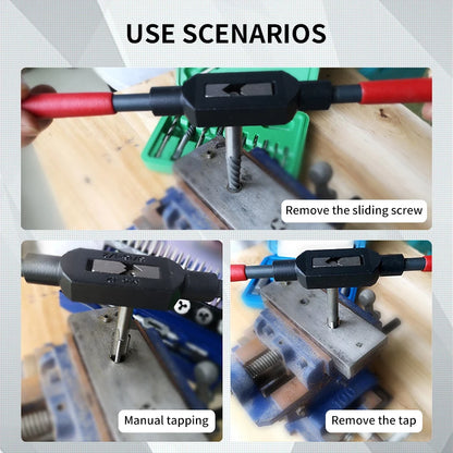 M1-M8 M9-M27 Hand Tap Wrench Adjustable Tapping Device