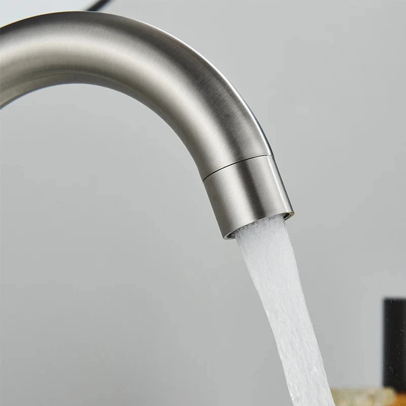 304 Stainless Steel Bathroom Basin Faucet Cold Wash