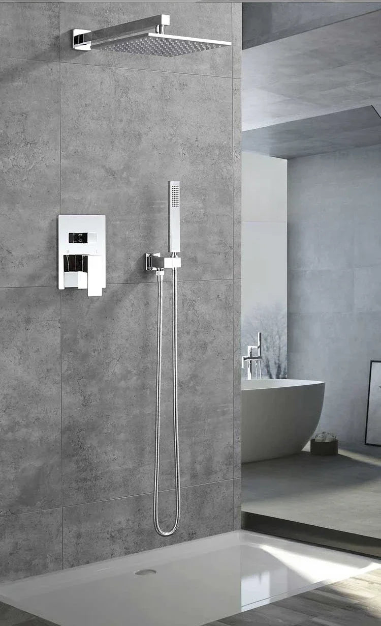 Concealed Shower System 2/3 Ways Water Outlet Hidden