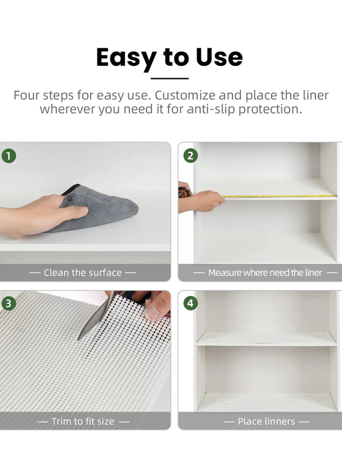 Silicone Anti-Slip Mat Non-Stick Anti-Slip Mat Thickened Drawer
