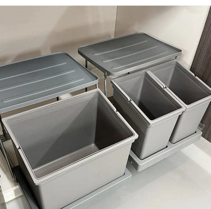 Sink Cabinet Door Connect Waste Bins Creative Waterproof