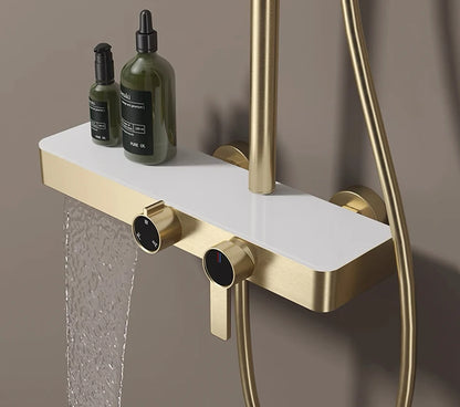 Vgx Gold Shower System Bathroom Shower Faucet 3-Way