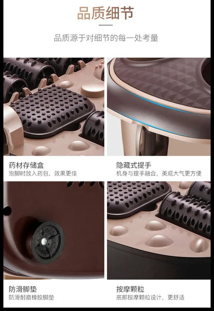 Smoked Foot Bath Full Automatic Electric Heating Washbasin