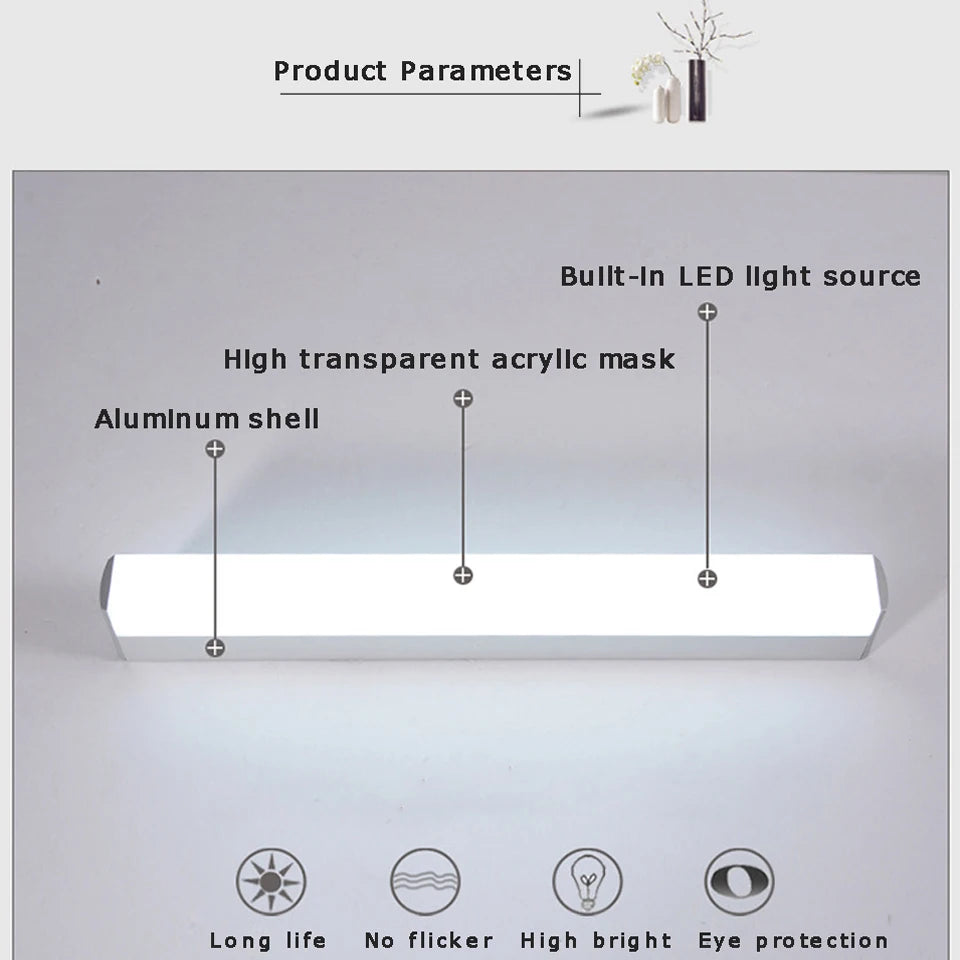 Modern Led Wall Lamp 12w 16w 22w Ac85-265v