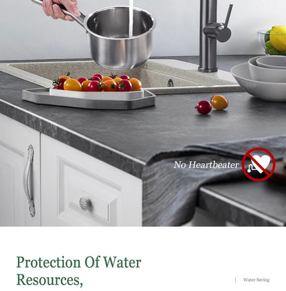 Faucet Gunmetal Flexible Pull Out Water Tap Nozzle