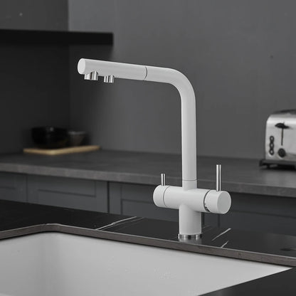 White Cold Filter Sink Faucets Ways Pure Water