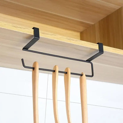 Storage White Black Toilet Shelf Paper Roll Rack