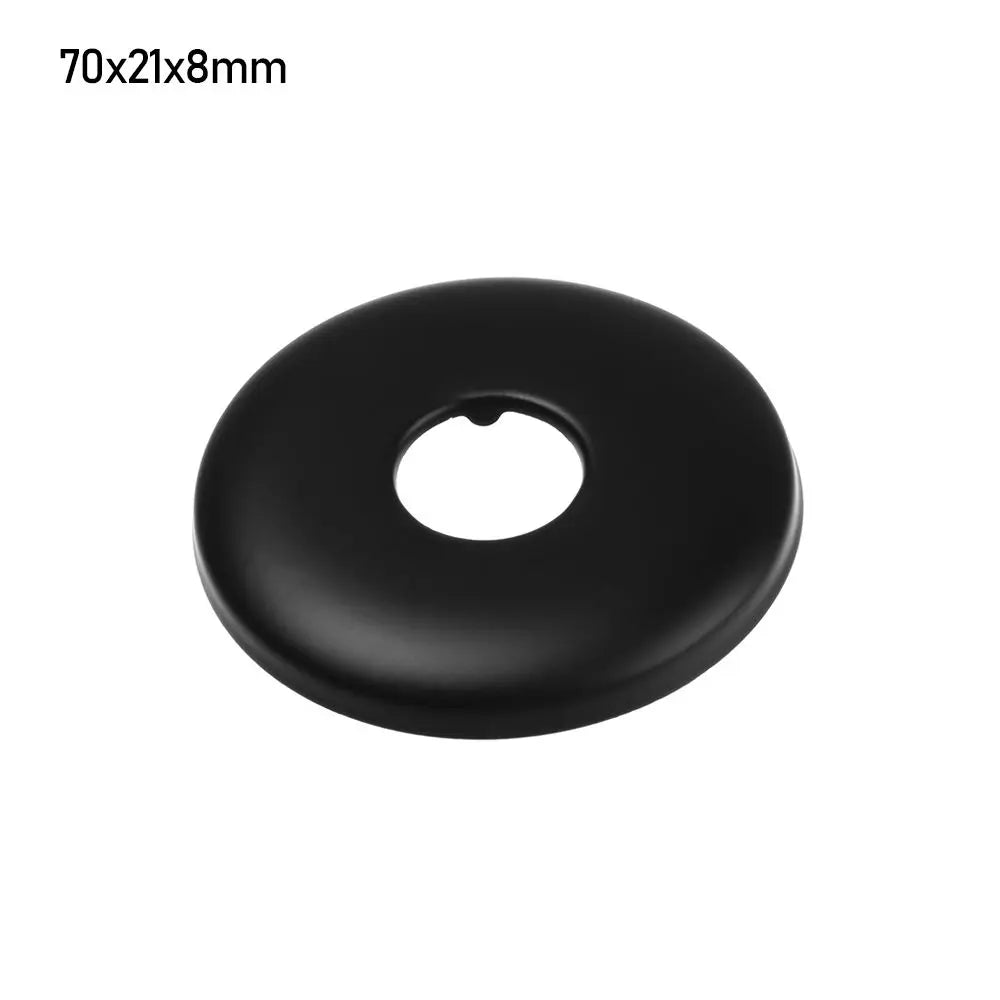 1pcs Black Shower Faucet Decorative Cover Chrome Finish