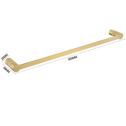 Brushed Gold Bathroom High Quality Brass Knurled Towel
