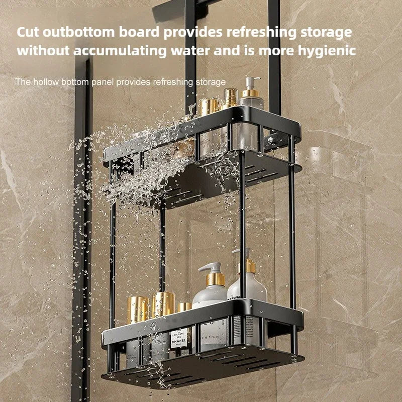 Bathroom Storage Rack Over Door Shower Caddy Bathroom