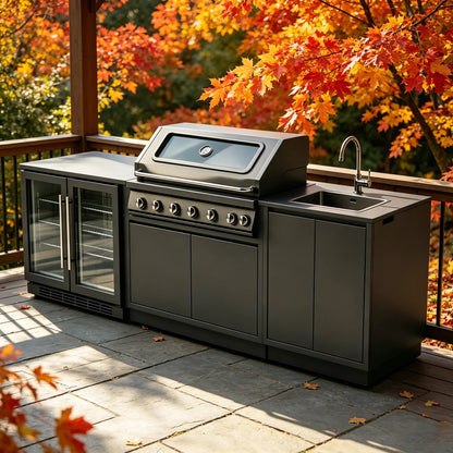Modern Modular Functional Stainless Steel Outdoor Cabinets Grill