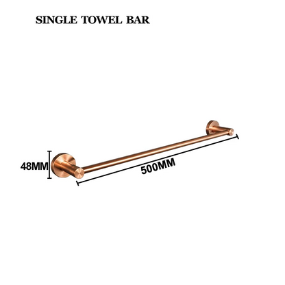 High Quality Brushed Rose Gold Bathroom Pendant Towel