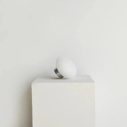 Modern White Wall Lamp Ball Glass Wall Sconce