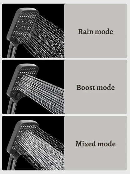 Digital Display Shower Faucet Modern Style Rainfall Bathroom