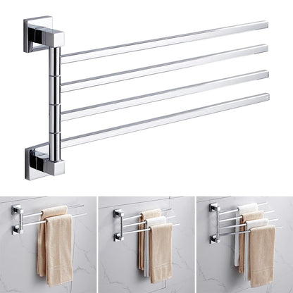 Towel Holder Stainless Steel Swing Arms Towel Rail