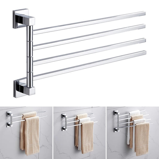 Towel Holder Stainless Steel Swing Arms Towel Rail