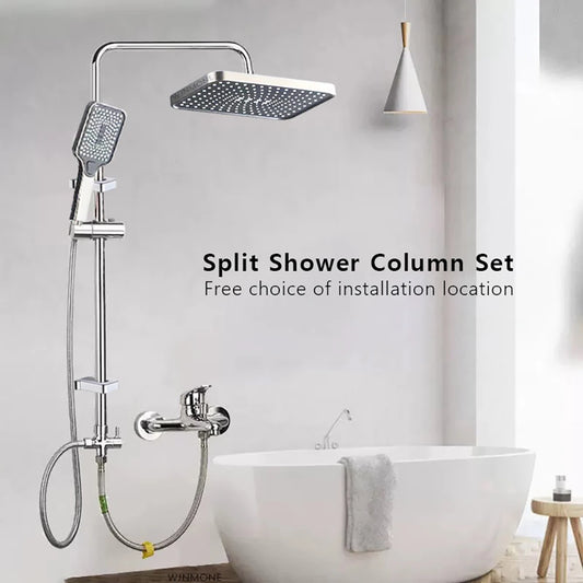 Split Shower Column Bathroom Faucet Cold Mixer Water