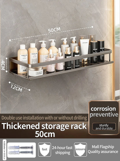 Bathroom Shelf Bathroom Towel Rack Shelves Wall Shower