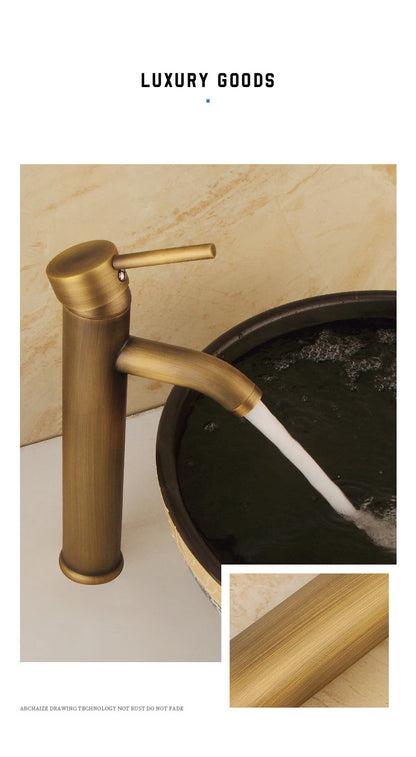 Antique Bronze Basin Faucets Bathroom Faucet & Cold