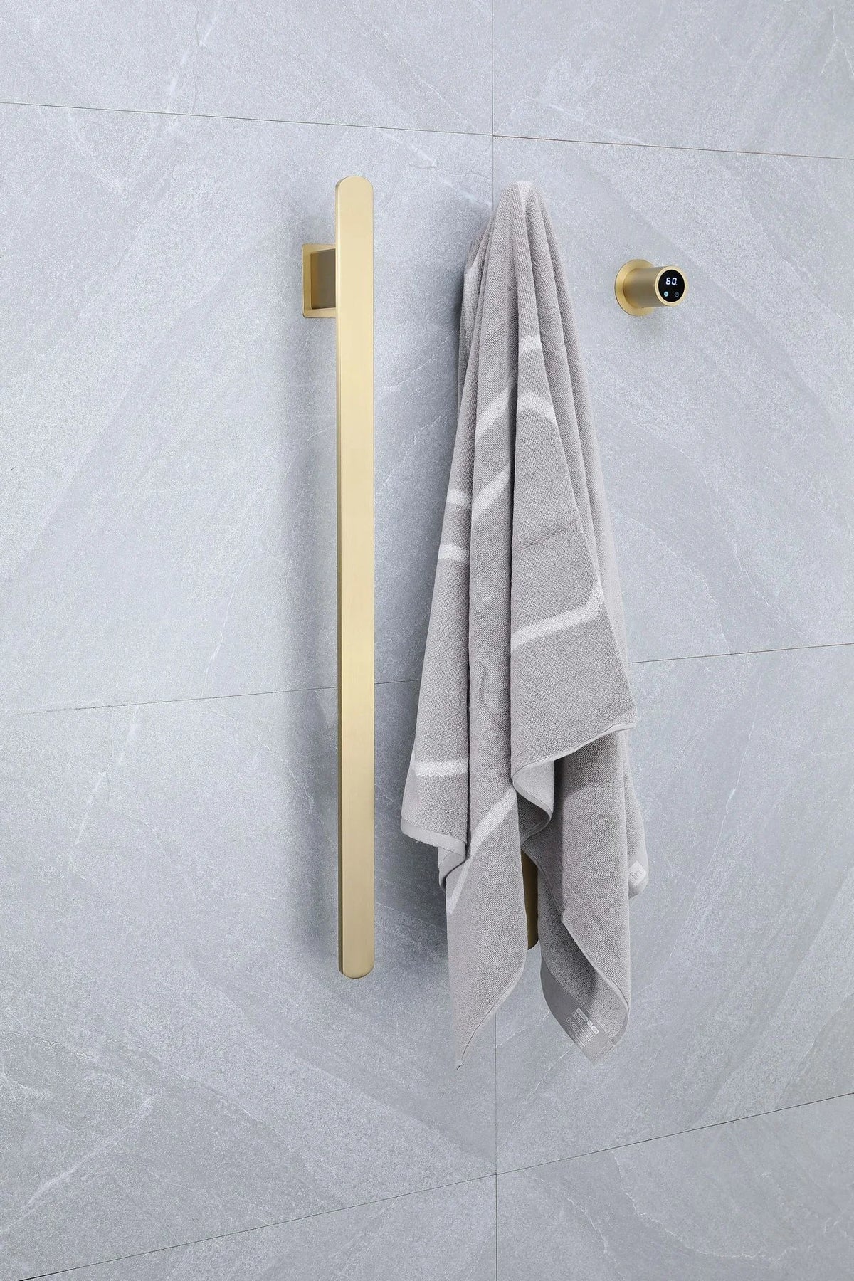 Intelligent Electric Heating Towel Rack Invisible Installation
