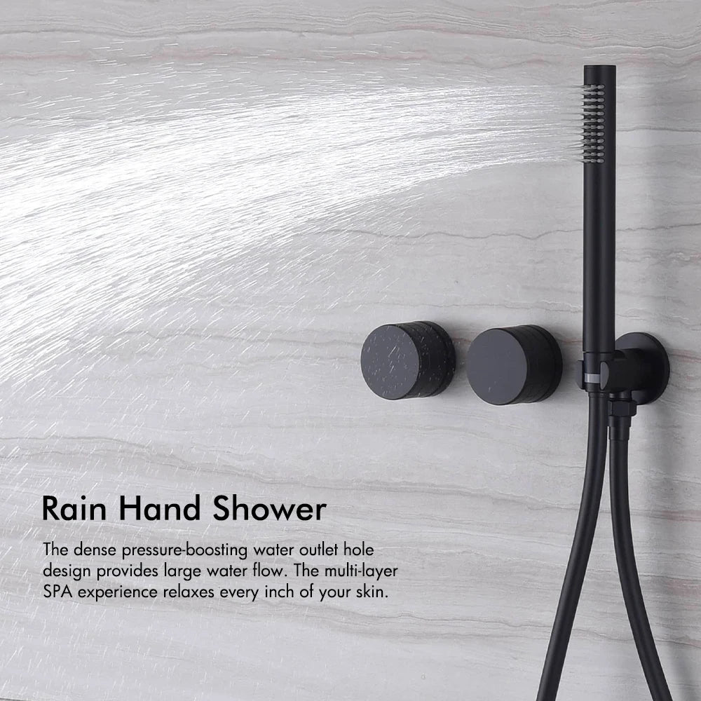 Ceiling Arm Shower Faucet Ways Bathroom Tap Embedded