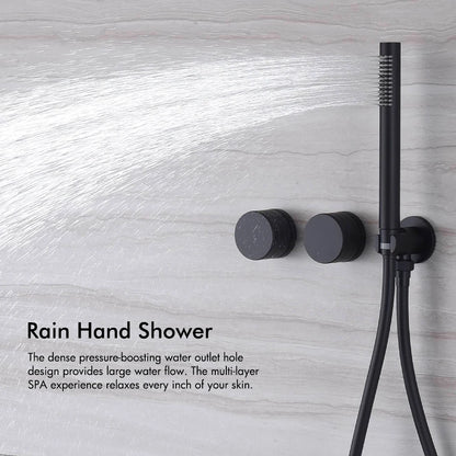 Ceiling Arm Shower Faucet Ways Bathroom Tap Embedded