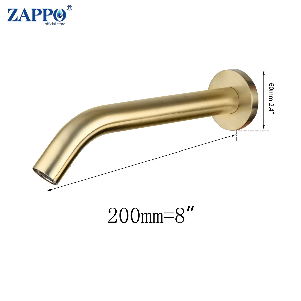 Zappo Touchless Bathroom Sink Faucet Cold Water Automatic