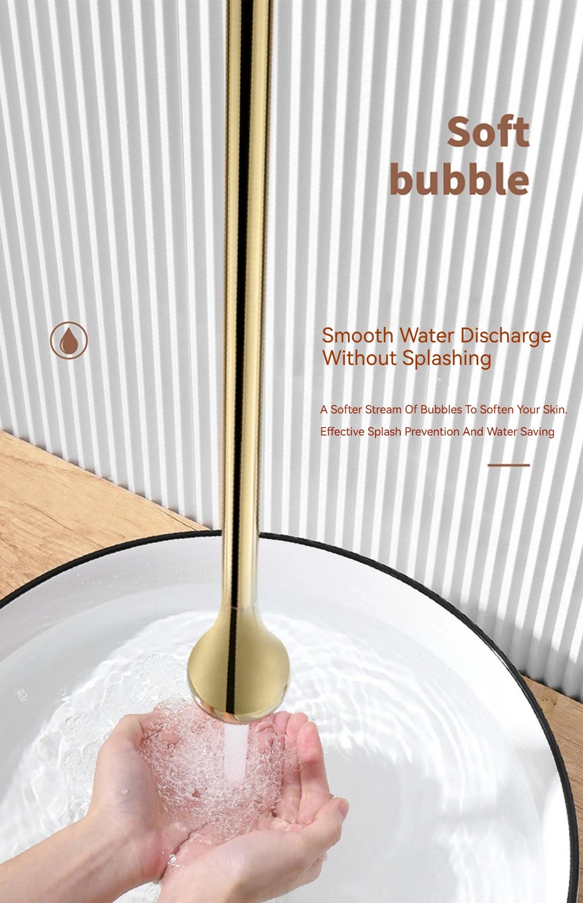 Ceiling Design Bathroom Bubbler & Cold Hang Faucet