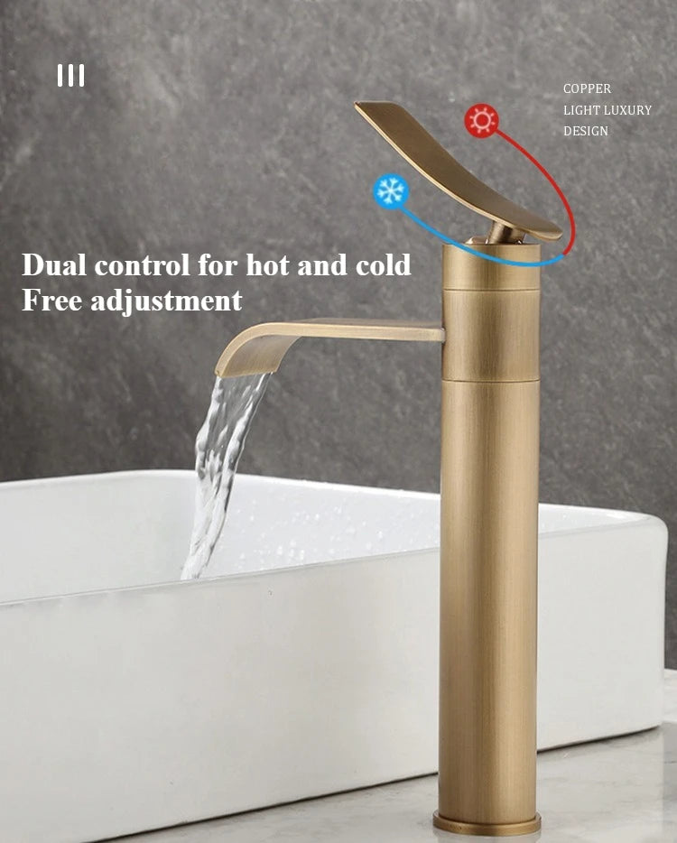 Antique Bronze Basin Faucets Bathroom Faucet & Cold