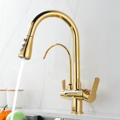 White Cold Filter Sink Faucets Ways Pure Water