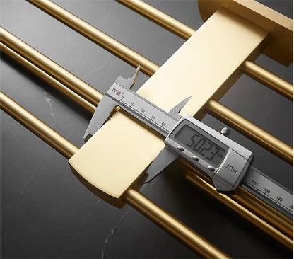 Brushed Gold Bathroom Towel Rack Paper Holder Toilet
