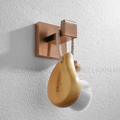 Brushed Rose Gold Towel Rack Robe Hook Bathroom