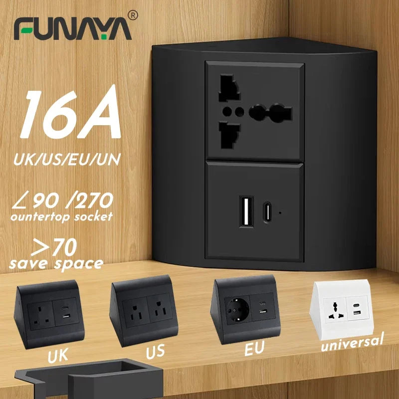 Funaya Bathroom Mirror Cabinet Corner Socket Plug Laboratory