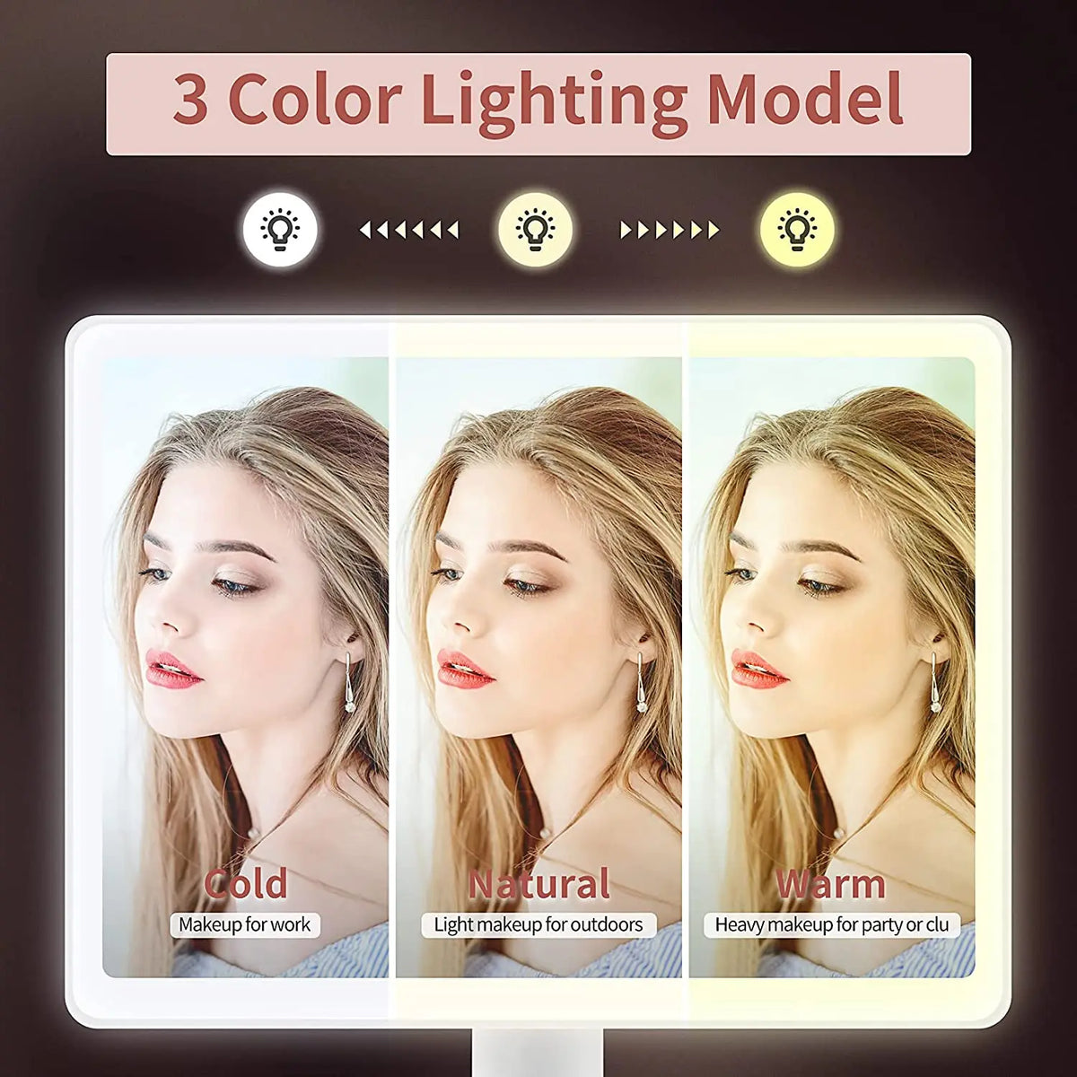 Cosmetic Makeup Mirror Lights Led Lighted Vanity Tabletop