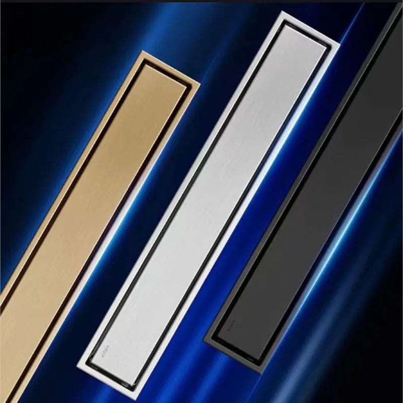 Luxury Hidden 304 Stainless Steel Rectangular Floor Drain