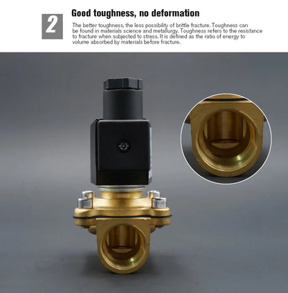Solenoid Valve Water Valve Normally Close Brass Valves