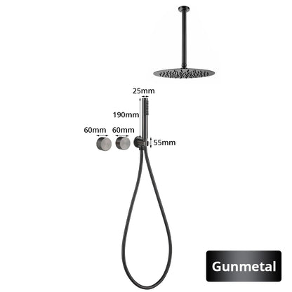 Ceiling Arm Brushed Gold Gunmetal Matte Black Chrome