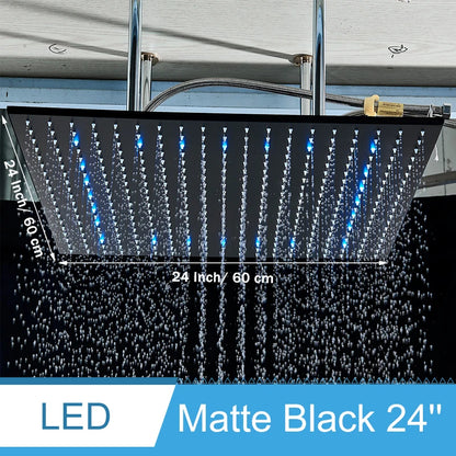 Shinesia Led Bathroom Shower Faucet 40 80cm Large