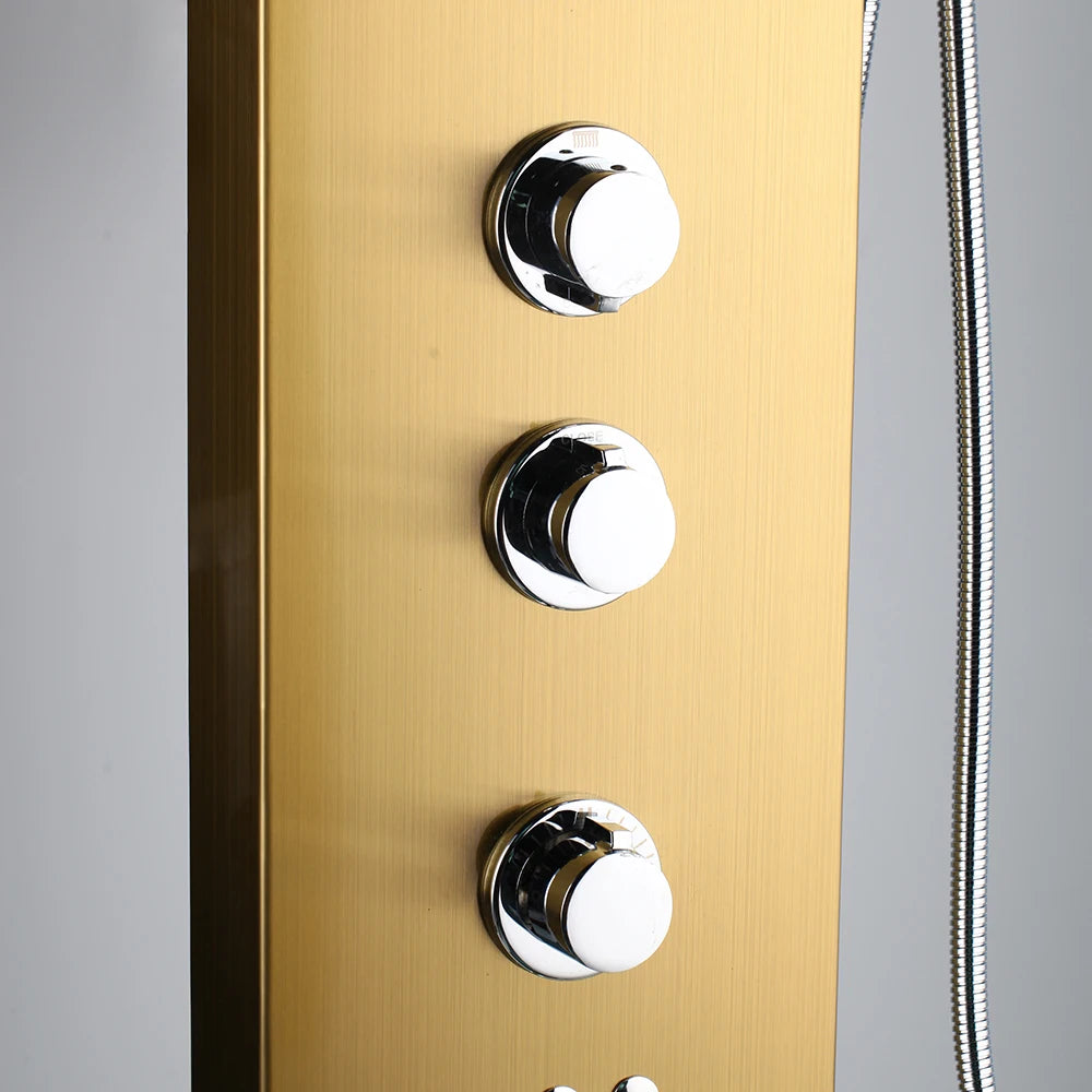 Kemaidi Shower Panel Tower Rainfall Waterfall Bathroom Shower