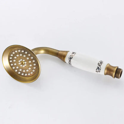 Brass Bathroom Faucet Shower Type Head Antique Brass
