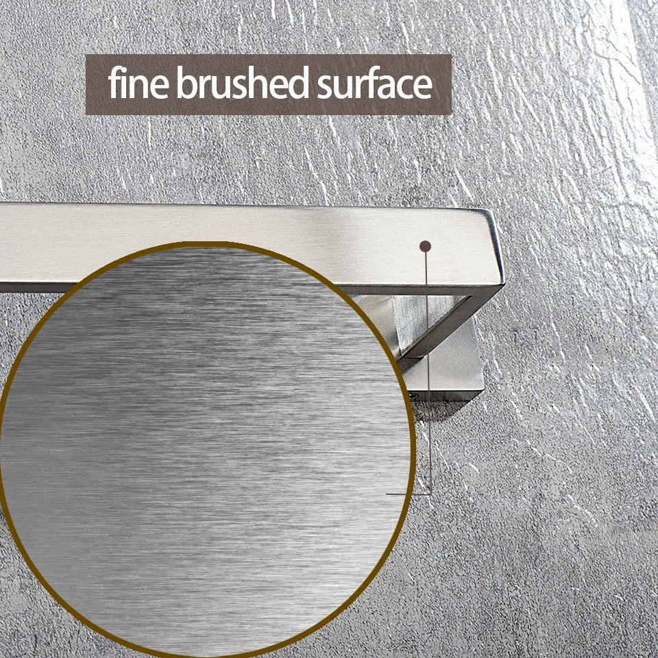 Stainless Steel Bathroom Brushed Nickel Towel Rack Toilet